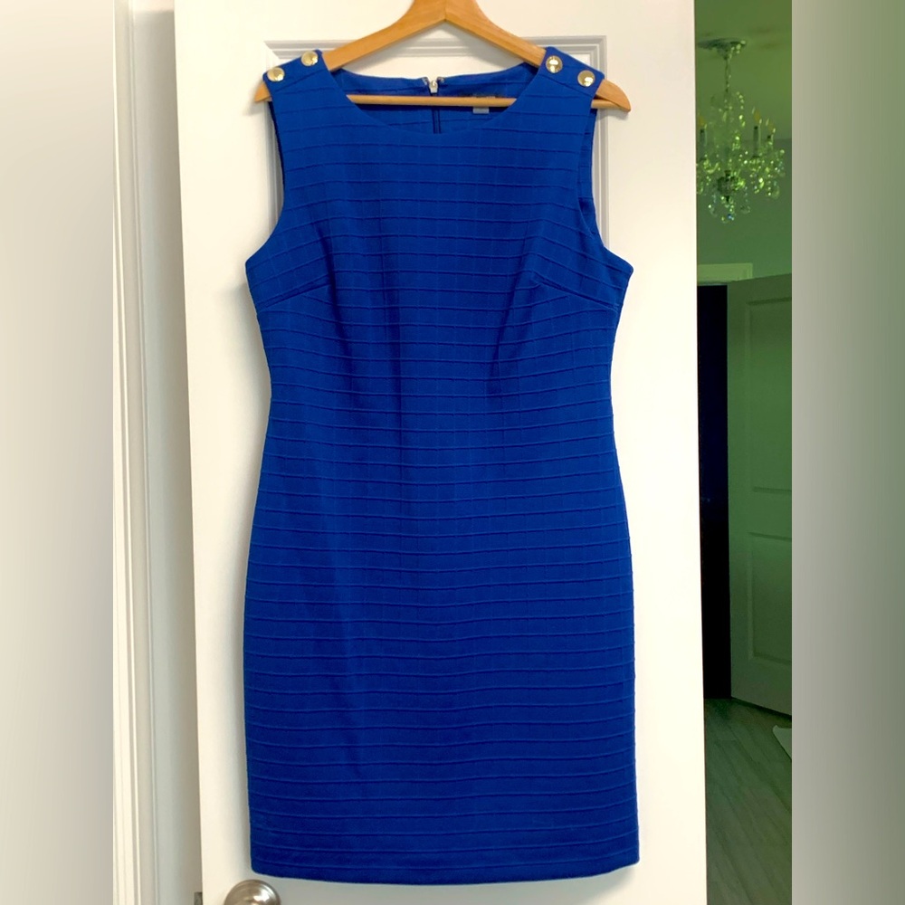 Tommy Hilfiger sleeveless blue dress size 12